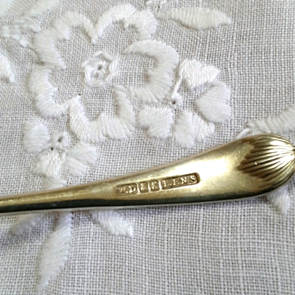 Vintage William Davenport Silver Plate Sugar Spoon - Picture 5 of 5